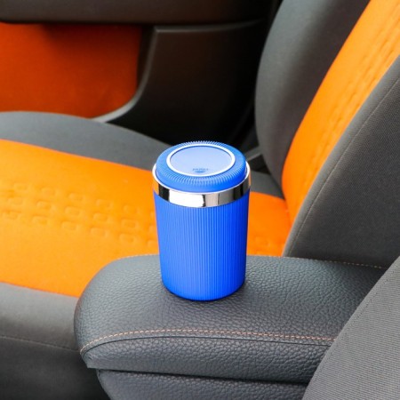 Ashtray for a Torso car in a backlight, blue-3