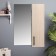 Santana 50 bathroom mirror, oak, Santana Light, 50 x 70 x 16 cm