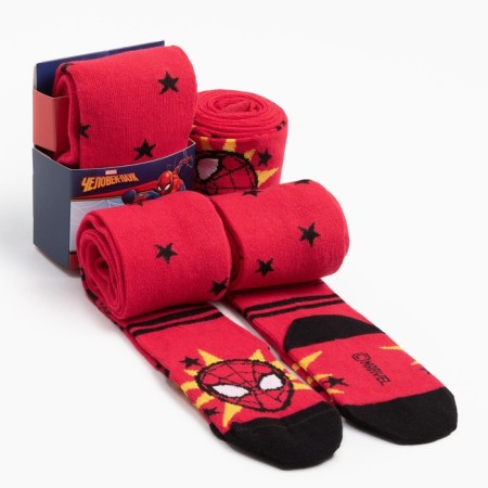 Pantyhose children's “Spider-Man”, height 116-122 cm, red color-6