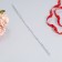 Floristic wire in a white paper braid, length 36 cm, 0.9 mm, set 20 pcs