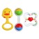 A set of rattles "Happy Baby", 3 pcs, crumb me
