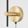 Sconces Citilux "Lauren" CL146413, 15x36 cm, 1x40W, E14, brown color