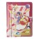 Notebook Gift, A6, 96 sheets, color block, with a curly refrain, PVC cover, "Anime", mix