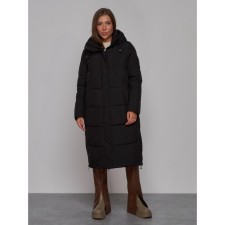 Coat insulated winter female, size 42, black color