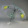Children's umbrella "avocado" semi -automatic transparent, d = 90cm
