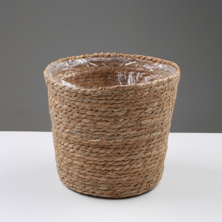 Kashpo wicker "safari", 25.5x25.5x23 cm, natural-1
