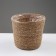 Kashpo wicker "safari", 25.5x25.5x23 cm, natural