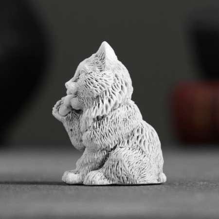 Souvenir "The kitten washes small" 4.5cm-1