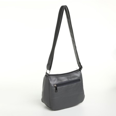 Women's bag with lightning, gray color-1