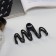Hair crab "Gina" wave, 7 cm, black