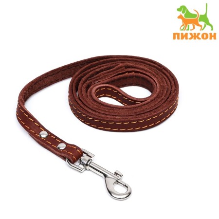 Leather leather single -layer, driven, 1.47 m x 1.2 cm, brown
