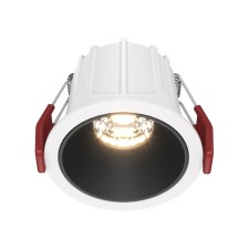 The built-in lamp Technical DL043-01-10W3K-D-RD-WB, LED, 10 W, 65x65x52 mm, 450 lm, 3000k, white-black