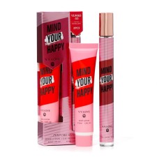 Perfume set women's mines your happy: toilet water, 35ml + body lotion, 35ml
