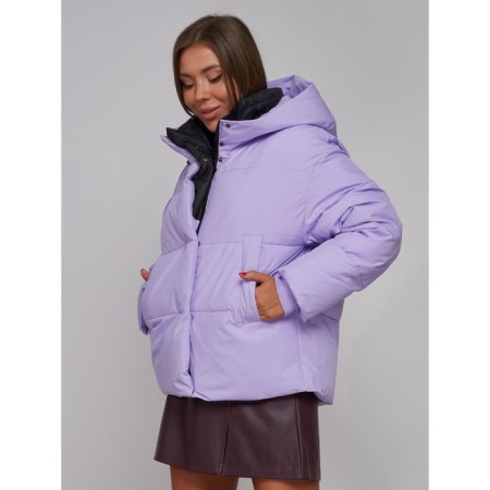 Winter jacket, size 42, purple color-9