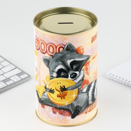Копилка XXL «Енот», 20 х 12,5 см-1