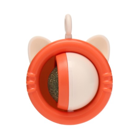 A toy for cats with a cat's mint "rotating cat", 6.9 x 5.5 cm, orange-4