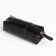 Pocket Key with lightning, textura, length 12.5 cm, ring, black color