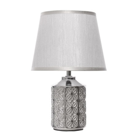 Table lamp "Daisy" E14 40W silver 20x20x31 cm-5