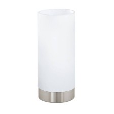 Damasco 1, 1x60W E27 table lamp, Nickel color