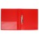 Folder on 2 rings A4, Calligrata, 25 mm, 700 μm, internal and end pocket, red