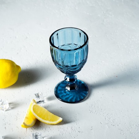 Magistro glass glass "La-Channel", 250 ml, 8 × 15.5 cm, blue color-6