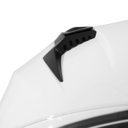The helmet integral with two visors, size XL (60-61), model BLD-M67E, white glossy-10
