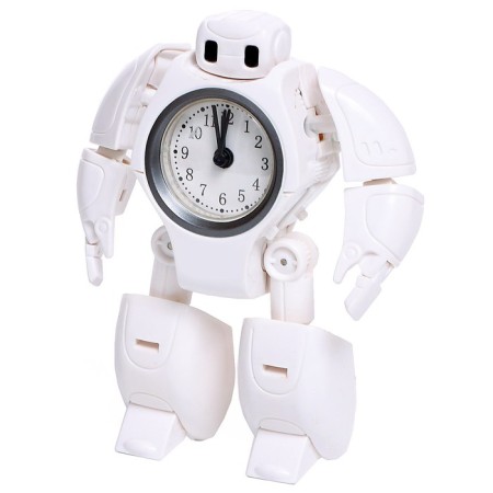 The robot "alarm", transforms, sound effects, white color-1