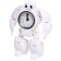 The robot "alarm", transforms, sound effects, white color