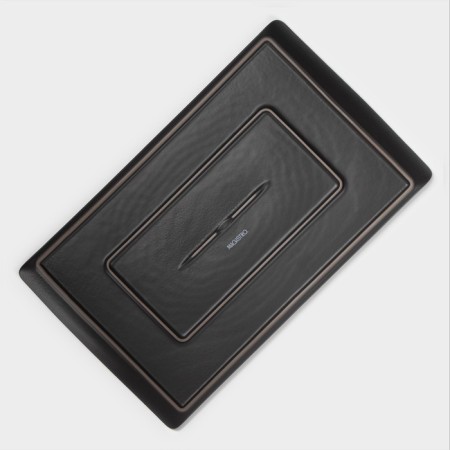 Magistro Black Style supply dish, 33.5 × 20.5 cm, porcelain, black color-3