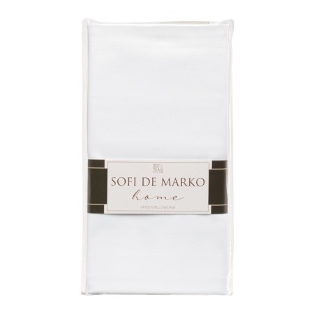 Pillowcase Sofi de Marko "Marmis", size 50x90 cm, white color-1