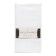Pillowcase Sofi de Marko "Marmis", size 50x90 cm, white color