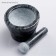 A mortar with a pestle, large, 130 ml, 10cm, black marble
