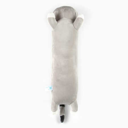 Soft toy "cat", 50 cm, gray color-5
