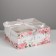 Capcake box, confectionery packaging, 4 cells “The Most Wonderful”, 16 x 16 x 7.5 cm