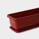 Balcony box for flowers, 60 cm, terracotta color