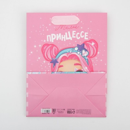Gift Laminated Vertical Package, Packaging, "Cute Princess", MS 18 x 23 x 10 cm-4