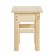 Wooden stool for children, 300 × 300 × 350 mm, a massif pine, without coating
