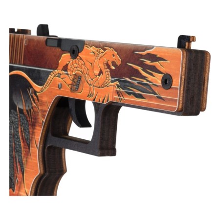 Wooden Pistol Glockk-18 "Relief"-2