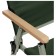 Folding chair 55 x 50 x 78 cm, up to 120 kg, green color