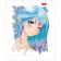 A notebook of 48 sheets in the Angels cage, anime, cover coated cardboard, 3D foil, matte lamination, rounded angles, 5V, mix