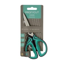 Chancellery scissors 14.5 cm BrunovisConti Profycut, rubberized handles