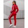 Female ishomine is a suit, size 46, burgundy color