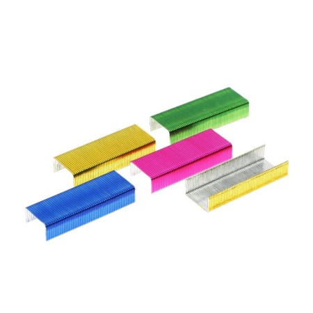 Staps for stapler No. 10 Berlingo, 1000 pieces in a box, colored-3