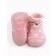 Boots-knees children's FIRST STEP Animals with a breathing sole, size 24, pink color