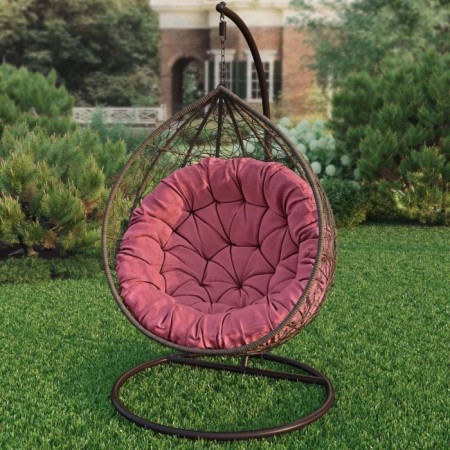 Billy swing pillow, diameter 115 cm, raspberry color