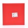 Package for a cake 20 x 20 x 20 cm, red