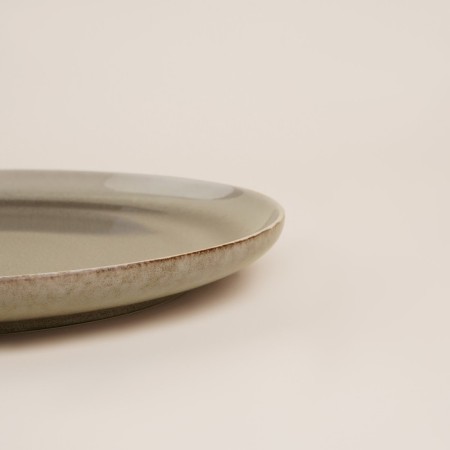 A set of porcelain plates SL Home "Molveno", D = 21.4 cm, brown color-3