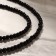 Beads Shar No. 4 "Agat Black", 45cm