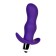 Toyfa A-Toys anal plug with vibration, moisture resistant, silicone, purple color, 11.2 cm, d = 2.7