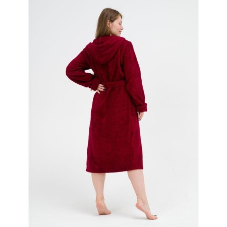 Frequencies Tainted Hood with a hood, size 56-58, burgundy color-1